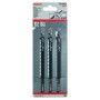 3 Lames scie sauteuse HCS Speed Bois 152mm  Pas : 4mm T344D