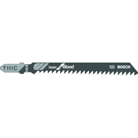 5 Lames scie sauteuse HCS  Bois 100mm Pas : 3mm T111C