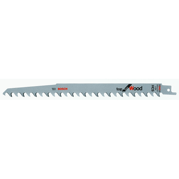 Lame de scie sabre S 1542 K Top for Wood, S 1542 K, HCS, avoyée, rectifiée, Bois de chauffage, bois humide (ø 190 mm)