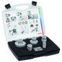 Coffret 5 scies trépans diamantées à sec PRO 20/25/35/51/68x33mm