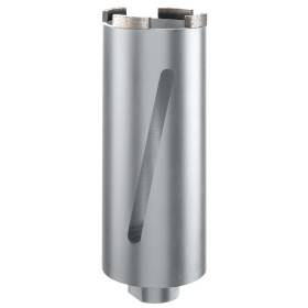 Couronne de forage à sec diamantée G 1/2" 65 mm, 150 mm, 4 segments, 7 mm, Couronne de forage à sec diamantée G 1/2"