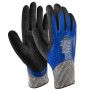 Gant enduction totale en nitrile bleu et noir Active Cut C3190