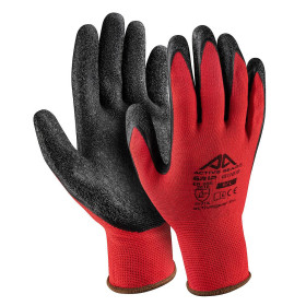 Gant enduction paume en latex crêpe noir Active Grip G1170