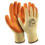 Gant enduction paume en latex crêpe orange Active Grip G1140