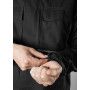 Veste de travail noir avec boutons dissimulés BP