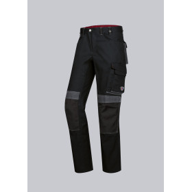 Pantalon de travail confort noir avec genouillères BP