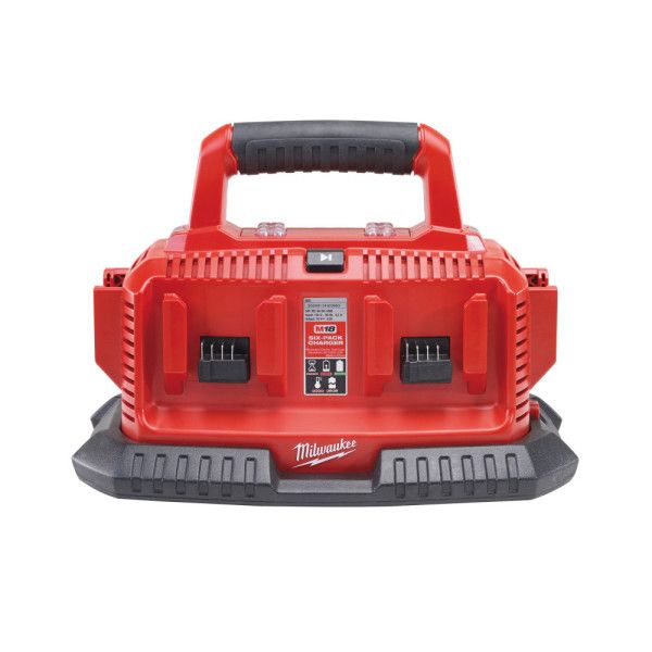 M1418C6 - Chargeur 14,4V - 18V, système M14 à M18, jusqu'à 6 Batteries successivement - Carton