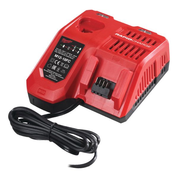 M12 -18FC - Chargeur Rapide 12V-14,4V, 18V, système M12 à M18 - Carton