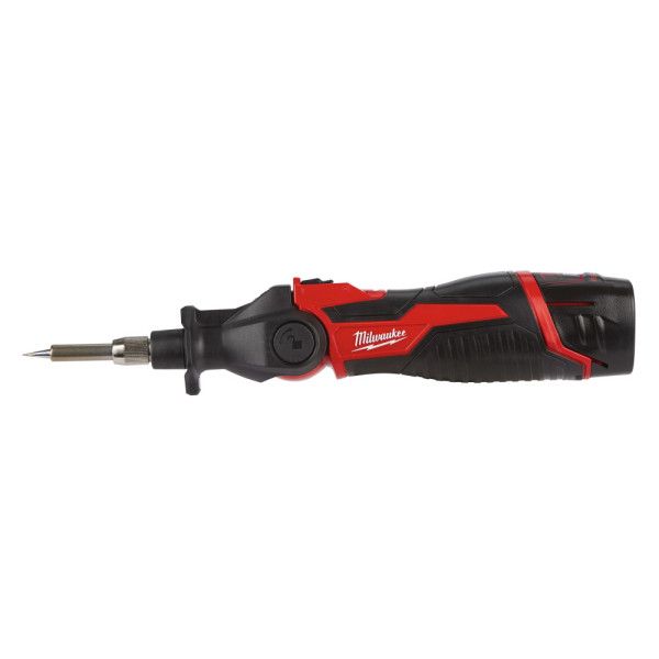 M12 SI-201C - Fer à souder 12V, 400°C, 2,0 Ah - Coffret 1 batterie 12V 2,0Ah Red Li-Ion, chargeur