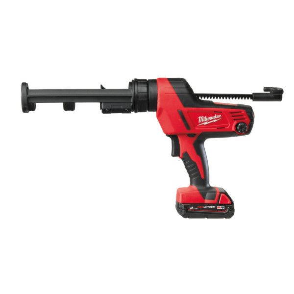 C18 PCG-310C-201B - Pistolet à colle 18V, 2,0 Ah, 310ml, 4500 N - Sac, 1 batterie 18V Red Li-Ion 2,0 Ah, chargeur M12-18C