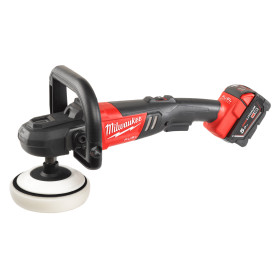 M18 FAP180-502X - Polisseuse FUEL 18V, 5,0 Ah - HD Box, 2 batteries 18V 5,0Ah Red Li-Ion, chargeur rapide M12-18FC