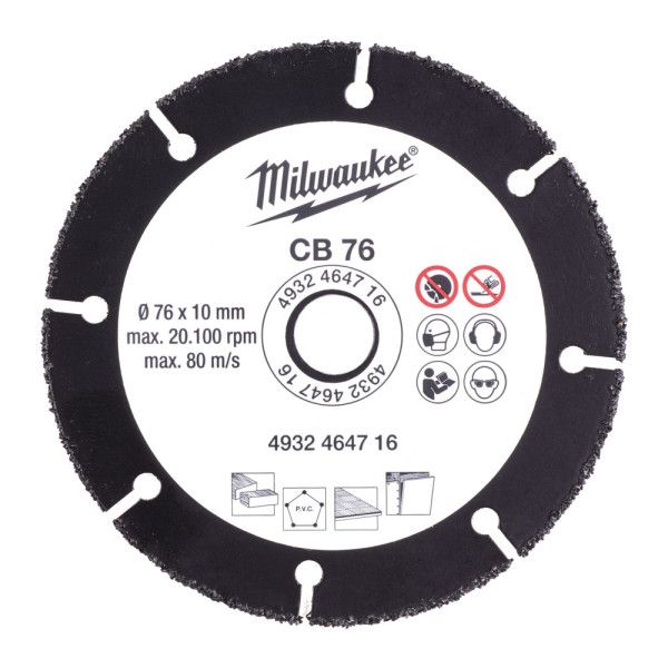DISQUE CARBURE 76 MM 1 PC - Blister