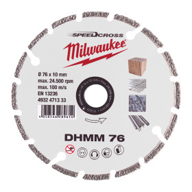 DISQUE DIAMAND MULTI MATERIAUX 76 MM 1 PC - Boite plastique
