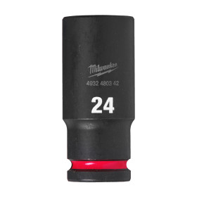 DOUILLE SHOCKWAVE 1/2 HEX LONGUE 24 MM - Clip brochable