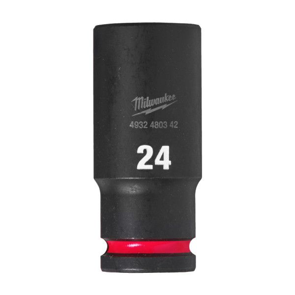 DOUILLE SHOCKWAVE 1/2 HEX LONGUE 24 MM - Clip brochable