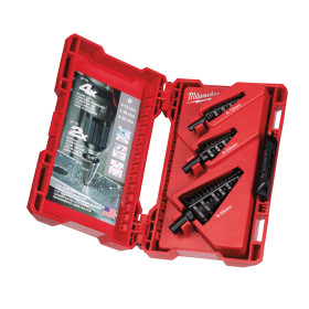 SET DE 3 FORET ETAGES Diam. 4 A 12MM, PAS DE 1MMDiam. 4 A 20MM, PAS DE 2MMDiam. 6 A 35MM, PAS DE 2MM & 3MM - Blister