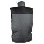 Gilet polyester Ripstop gris doublé polaire Gaspar