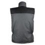 Gilet polyester Ripstop gris doublé polaire Gaspar