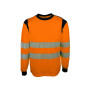 T-shirt haute visibilité orange à manches longues Suvo