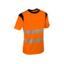 T-shirt haute visibilité orange à manches courtes Suco
