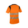 T-shirt haute visibilité orange à manches courtes Suco