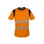 T-shirt haute visibilité orange à manches courtes Suco