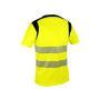 T-shirt haute visibilité jaune à manches courtes Suca
