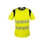 T-shirt haute visibilité jaune à manches courtes Suca