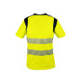 T-shirt haute visibilité jaune à manches courtes Suca