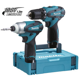 ENSEMBLE DE 2 MACHINES 10.8V-1.3AH (DF330D+TD09)