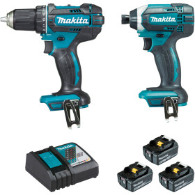 ENSEMBLE 2 MACHINES 18V 3 BATT 5AH (DDF482+DTD152)
