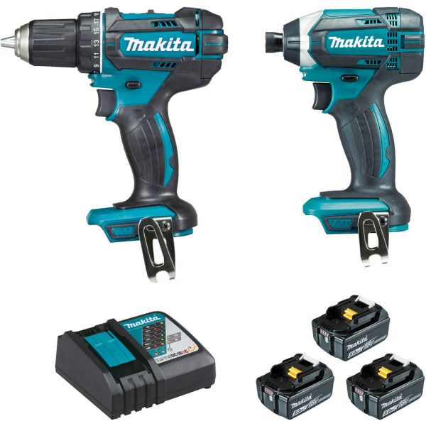 ENSEMBLE 2 MACHINES 18V 3 BATT 5AH (DDF482+DTD152)