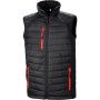 Gilet sans manches softshell rembourré rouge et noir Result R238X