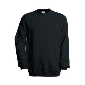Sweat-shirt col rond coton noir CGSET B&C