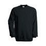 Sweat-shirt col rond coton noir CGSET B&C