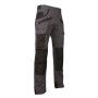 Pantalon multipoches avec poches genouillères gris nuit et noir Argile