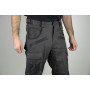 Pantalon multipoches avec poches genouillères gris nuit et noir Argile