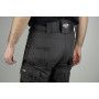 Pantalon multipoches avec poches genouillères gris nuit et noir Argile