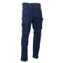 Jeans multipoches en denim stretch Baril