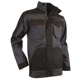 Blouson de travail gris nuit et noir Ceramique