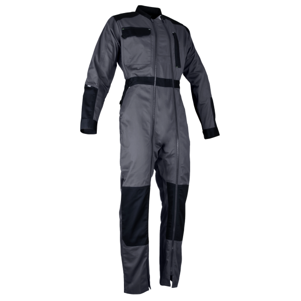 Combinaison gris et noir double zip Chlore