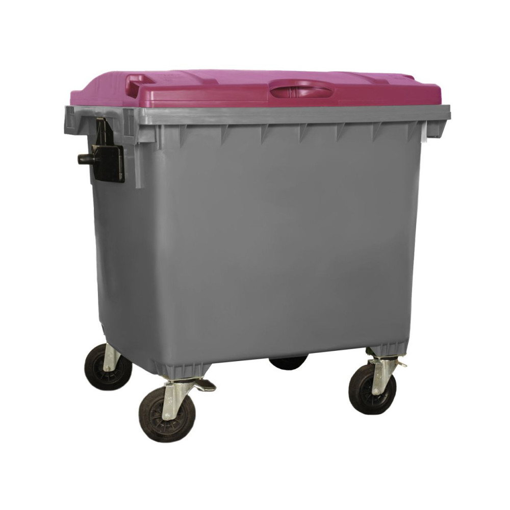 Conteneur poubelle 660 litres pour ordures ménagères