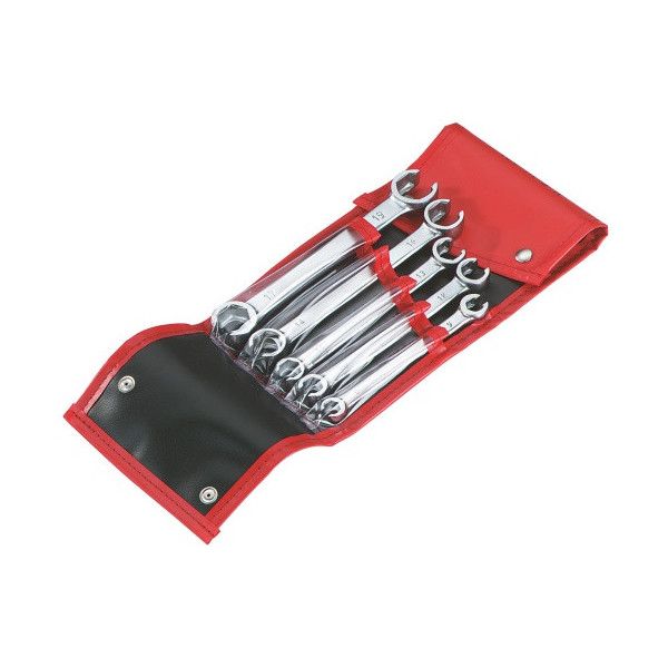 CLE POLYGONALE A TUYAUTER 6 PANS EN MM - TROUSSE DE 5 - SAM 104-TR5H
