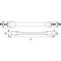 CLE POLYGONALE CLIQUET 8X9 MM - SAM 106C-8X9