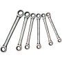CLE POLYGONALE A CLIQUET 8 A 19 MM - JEU DE 6 - SAM 106C-J6