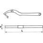 CLE ARTICULEE A ERGOT POUR ECROUS A ENCOCHES 60 - 90 MM - SAM 114-90