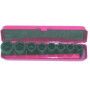 DOUILLE A CHOCS 1/4'' DE 6 A 13 MM - COFFRET DE 8 - PTS 19120