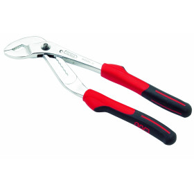 PINCE MULTIPRISE BI-MATIERE A BOUTON POUSSOIR - SAM 201-25B