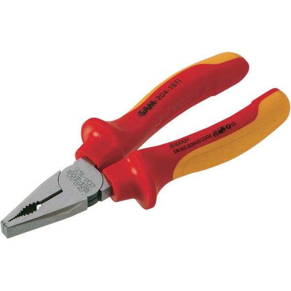 PINCE UNIVERSELLE ISOLEE 160 MM - SAM 204-16TI
