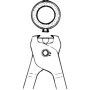PINCE POUR COLLIERS A DEUX OREILLES - SAM 208-4